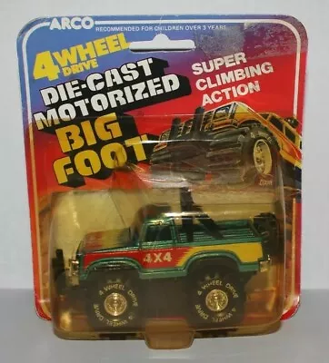 Vintage ARCO Motorized Big Foot Chevy Truck Friction Car Vehicle 4x4 Climber • $49.99