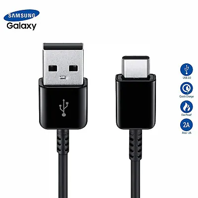 Genuine Samsung Cable S21 S9 S10 S20 Note10 Type C Fast Charger USB Data Galaxy • £3.49