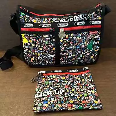 Lesportsac X Nintendo Limited Edition Super Mario Bros Messenger Bag And Pouch • $125