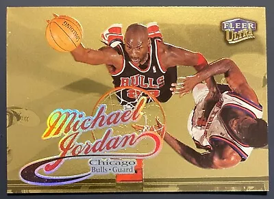 Rare Michael Jordan Gold Medallion 1998-99 Fleer Ultra 85g Nmt • $120