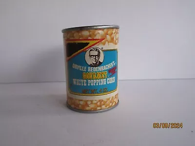 Vintage Empty Orville Redenbacher's Gourtmet White Popping Corn Mini Tin 4 Oz. • $7.50