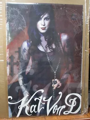 Kat Von D 2009 Original 2002 Hot Girl Tattoo Artist Poster 15270 • £19.29