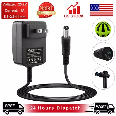 AC Adapter For 24V-26V Hyperice Hypervolt Massage Gun Battery Charger Power Cord • $10.49