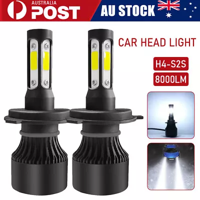 160W 400000LM H4 9003 HB2 LED HEADLIGHT KIT LAMP Hi/Low BEAM BULBS Globes • $15.69