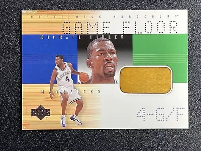 2000-01 UD Hardcourt Game Used Floor Piece MicHeal Finley Mavs Mavericks MF-F • $3.49