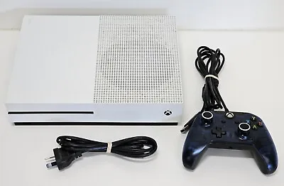 Microsoft Xbox One S 500GB White Console + Wired Controller  - 1681 Tested • $179.95