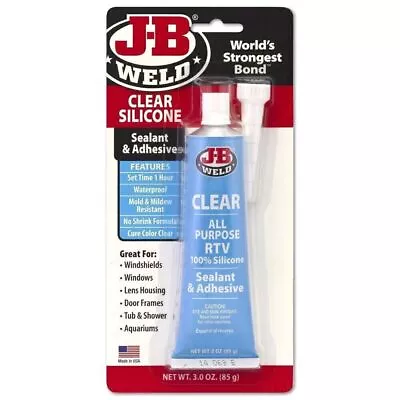 Jb Weld Sealant & Adhesive Clear Silicone • $20.99