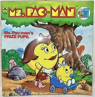 Vintage Ms. Pac-Man's Prize Pupil (Paperback 1983) A Golden Look-Look Book • $7.50