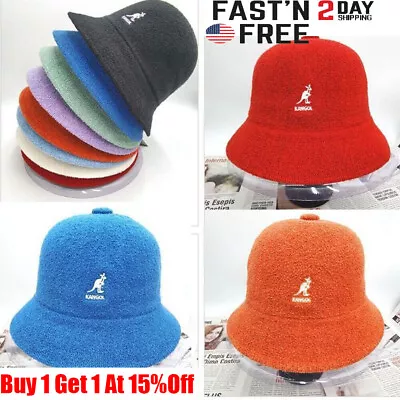 Hip-Hop Fashion Classic Casual Bucket Hat CapSports Hat Kangol Bermuda Men Women • $15.69