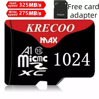 Micro SD Card 1TB 256GB 128GB TF High Speed Ultra Fast Class 10 Memory Cards Lot • $13.58