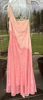 BCBG Maxazria Beaded Dress Size 4 Pink Prom Party Evening • $40