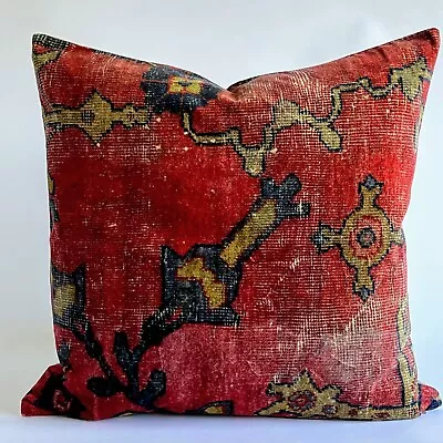 $38 • Buy Dara Print Pottery Barn Pillow Cover  Velvet 22 X 22