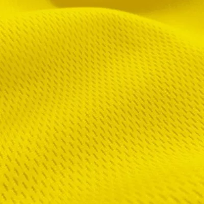 Canary Yellow  Flat Back Dimple Mesh Athletic Uniform Jersey Fabric - 58  Wide • $94.95