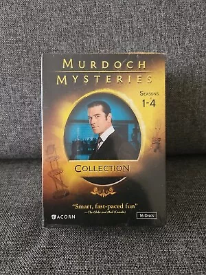 MURDOCH MYSTERIES Complete Series Collection Season 1-4 DVD 16-Disc New Sealed • $86