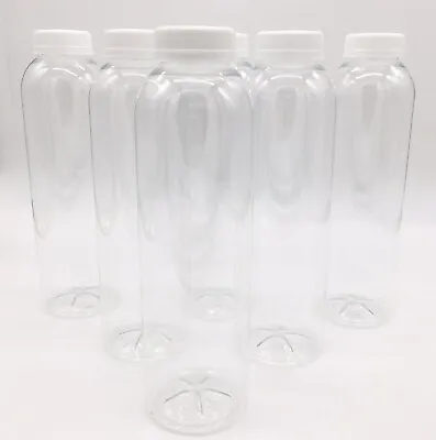 12oz Clear Plastic Bottles With Tamper Evident Caps 12pk Empty Juice Containers  • $12.99