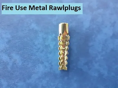 Rawlplugs For Fire Use Metal Heat Wall Plugs Fixing Expansion Brick Concrete • £0.99