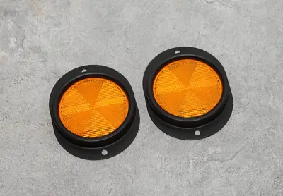 Humvee Reflector Set Amber / All Military Vehicle Lmtv H1 Hummer • $19.50