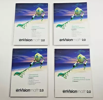 Grade K Envision Math 2.0 Student And Teacher Books Lot Of 4 Homeschooling • $35.16