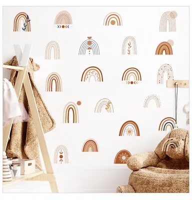 21 Boho Rainbows Removable Wall Decals Stickers Nursery Kids Bedroom • $11.95