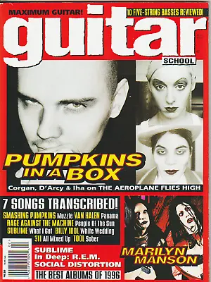 Guitar School Magazine Feb 1997 (Smashing Pumpkins/Marilyn Manson Cover) • $7