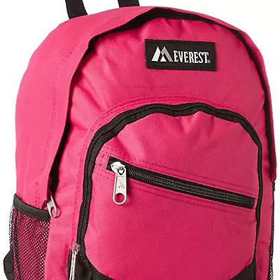 Everest Junior Slant Backpack - Hot Pink/Black • $16.99