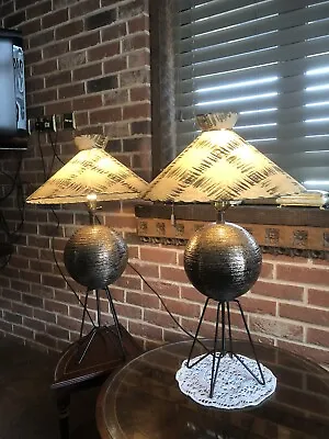 £500 • Buy Vintage Eames Era  Mid Century Table Lamps Most Stunning
