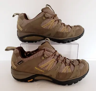 Merrell Siren Sport Gore-Tex Hiking Shoes Women's Size 7 Brindle Vibram Grip • $20.99
