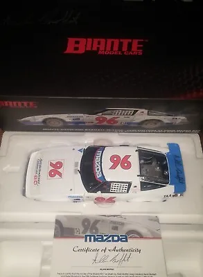 1:18 Biante Allan Moffat 1985 Mazda RX7 Greg Hansford Kevin Bartlett Signed • $585