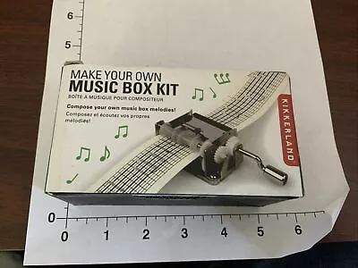 Make Your Own Music Box Kit Kikkerland New In Box • $16.99