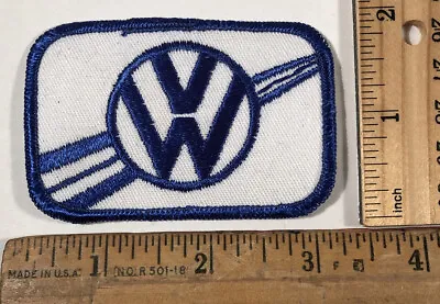 Vintage Volkswagen VW Logo Embroidered Patch Auto Dealership Racing Iron On • $7.25