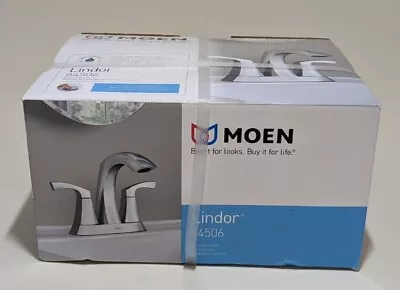 NEW SEALED Moen 84506 Lindor 2-Handle High Arc Bathroom Faucet Chrome  • $64.99