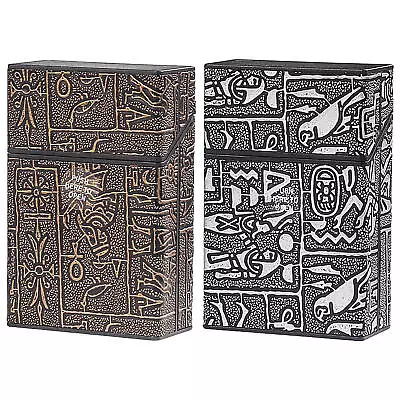 Cigarette Box Case Vintage Patterned Thick Cigarette Box With Inner BuckleSwitch • $9.17