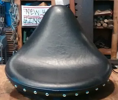 $169 • Buy 2000-09 Yamaha V Star 1100 Studded Leather Front & Rear Seats OEM 5KS-00 & 5BN-J