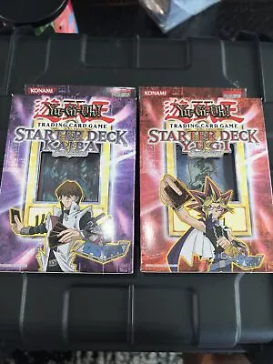 Yu-Gi-Oh! 2004 Factory Sealed Yugi And Kaiba Evolution Unlimited Starter Decks • $156.50