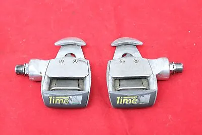 Time Equipe Pro Road Bike Pedals Vintage France L'Eroica Clipless 9/16  • $14.99