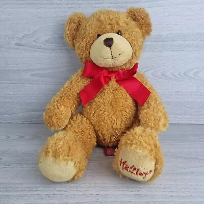 Hamleys Teddy Bear Plush Soft Toy With Red Ribbon Official • £12.99