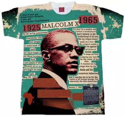 Malcolm X Vintage Shirt Black Panther Party Juneteenth Black History Month • $34.99