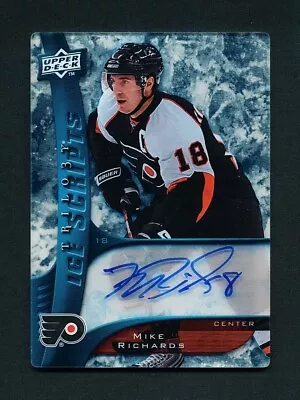 2009 Upper Deck Trilogy Hockey Mike Richards Flyers Ice Scripts Autograph Auto • $14.50