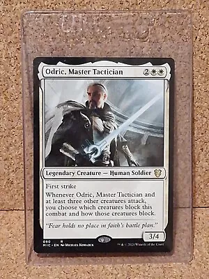MTG Odric Master Tactician Commander: Innistrad: Midnight Hunt 090 Regular Rare • $2.99