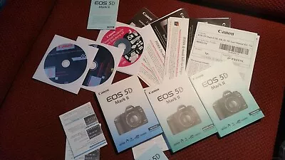 Canon 5d Mkii Original Instruction Manuals And Cd • £21.40