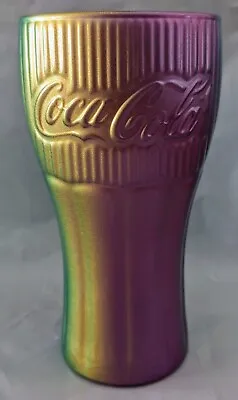 Mcdonalds Coca Cola Glass 2022 Vibrant Edition. Multi Colored. Rainbow. Rare.  • £7.97