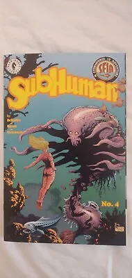 Sub Human #4 By Dark Horse 1999 -NM Very Nice Mark Schultz Cover • $4