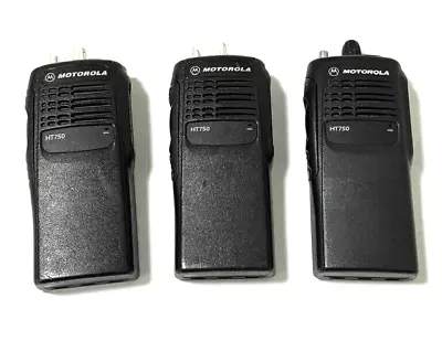 Lot Of 3 MOTOROLA HT750 UHF 403-470MHz Radios AAH25RDC9AA2AN • $94.95