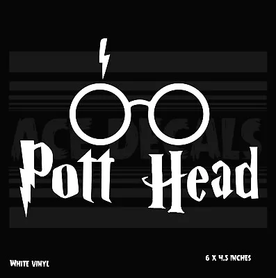 $5.99 • Buy Harry Potter - Pott Head - Funny - Vinyl Car Laptop Decal Sticker