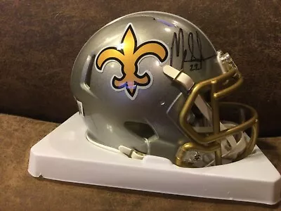 MARK INGRAM AUTOGRAPH Mini Helmet Beckett COA AUTO New Orleans Saints • $45