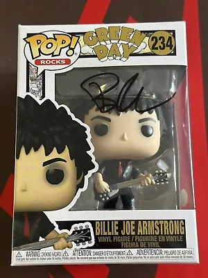 BILLIE JOE ARMSTRONG Signed Green Day Funko Pop #234 JSA COA  • $399.99