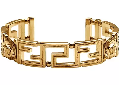 Fendi Fendace Cuff Bracelet Brass/Versace Gold - Medium • $600