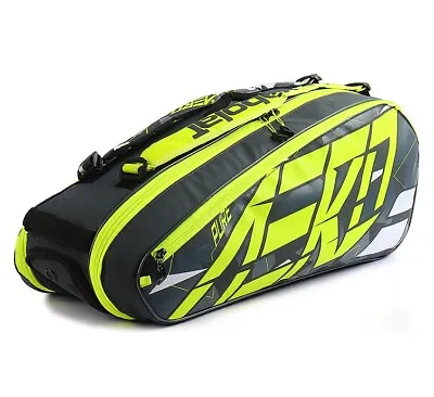 Babolat 2023 Pure Aero X6 Tennis Bag Racket Racquet Pack GY/YL/WH (42L) 751222 • $171.81