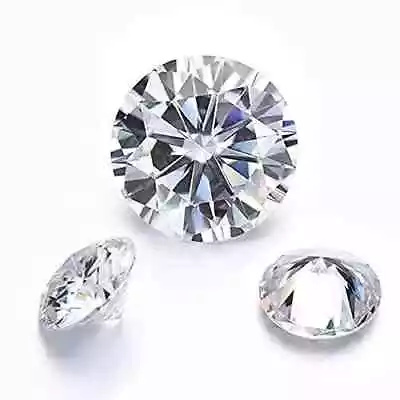 1ct Man-Made Round Diamond - D Grade FL Clarity AAA5 • $50.40