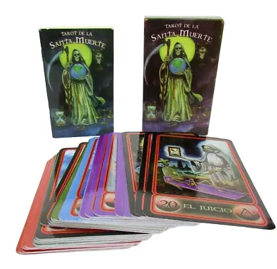 Tarot De La Santa Muerte Mazo De 80 Cartas Con Manual Berbera Editores Original • $31.49